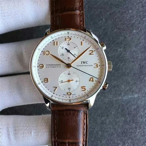 fake iwc portuguese chronograph|iwc portuguese chronograph price.